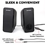 GoGroove SonaVERSE UB2 Computer Speaker System, Black (GGSVUB2100BOWS)~#|#~2919921C-6241-4C36-926C58D18BBF8F01_sc7