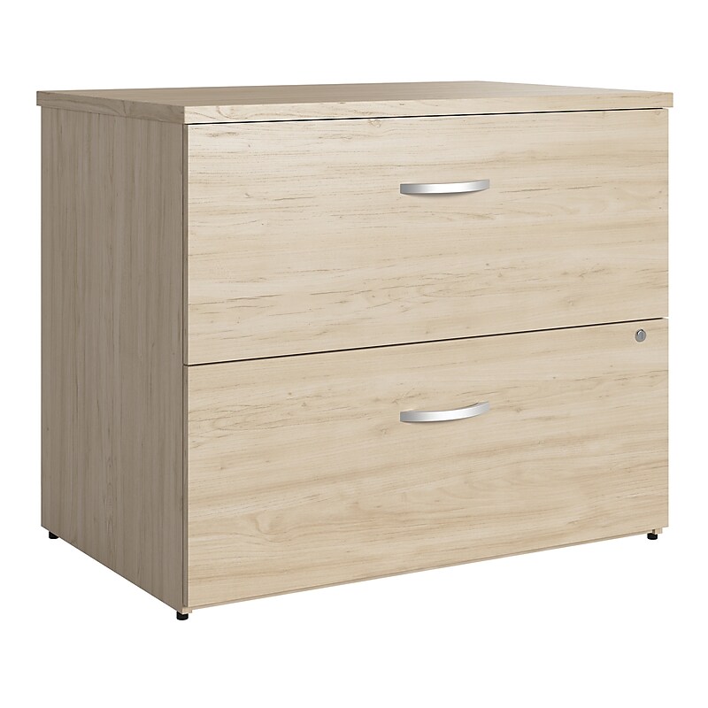 Bush Business Furniture Studio C 2 Drawer Lateral File Cabinet, Natural Elm (SCF136NESU) image 1