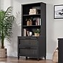 Sauder Tiffin Line 31"W Hutch, Raven Oak (433271)~#|#~29210B5A-3180-4958-B54BC13F275119C8_sc7