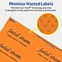 Avery Laser/Inkjet Multipurpose Rectangle Labels, 2" x 4", Bright Orange, 800/Box (94207)~#|#~2924FBB7-2C07-4659-9FDB5B0702842988_sc7