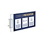 Azar Sign Holder, 7" x 5", Horizontal, Wall Mounted, Clear Acrylic, 10/Pack (103323)~#|#~2929AE41-8F46-4DA2-8C89F4D29456AA71_sc7