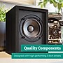Electrohome Huntley Powered Bookshelf Speakers with Built-in Amplifier, 3" Drivers, Bluetooth 5, RCA/Aux - Black~#|#~292A4F6A-92FF-46F1-8AB62AB6354094B6_sc7
