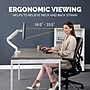 Fellowes Platinum Series Adjustable Arm, Up to 40" Monitor, White (8056201)~#|#~292B5766-D67E-46B7-88512205FF1BD290_sc7