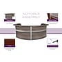 Regency Marque 142"W Curved Reception Desk Workstation, Driftwood Gray (77294GY)~#|#~2930E55F-EFDD-462F-98ED0969BA18BA59_sc7