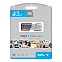 PNY Turbo 32GB USB 3.0 Type A Flash Drive, Grey (P-FD32GTBOP-GE)~#|#~293285E3-E43B-4B2E-848B4E2B3AB593CF_sc7