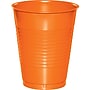 Creative Converting Touch of Color Plastic Cups, 16 oz., Sunkissed Orange, 240 Cups/Carton (28191081)~#|#~293635B0-6901-43A4-A745740DC4E05BFC_sc7