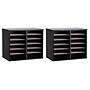 AdirOffice 500 Series 12 Compartment Literature Organizers, 20" x 11.8", Black, 2/Pack (500-12-BLK-2PK)~#|#~2936D65A-3E06-42FC-BE435E4F8F53604E_sc7