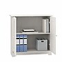 Bush Furniture Cabot 30H Storage Cabinet with 2 Shelves, Linen White Oak (WC31198)~#|#~29377A41-34C3-4599-B72D80ED2FE3BA00_sc7