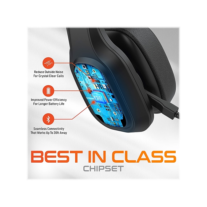 Delton 20X Wireless Noise Canceling Bluetooth Mono Headset with