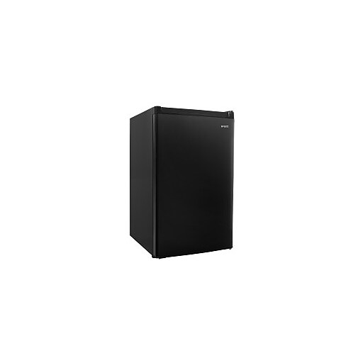 Avanti Recessed Door Handle Refrigerator, 4.4 Cu. Ft., Black