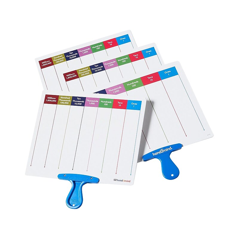 hand2mind Place Value Answer Board, 4/Set (86145) image 1
