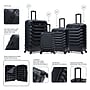 InUSA Endurance 4-Piece Hardside Spinner Luggage Set, TSA Checkpoint Friendly, Black (IUENDSMLXL-BLK)~#|#~2939E673-2C56-44A3-99BEBE610DFE85EB_sc7
