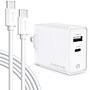 Overtime Overtime USB-C/USB-A Universal Charger with Two Certified USB-C to Lightning Cables, White (OTH2USB2ARG)~#|#~29457545-6233-4F3A-A630756CFE73FF6A_sc7