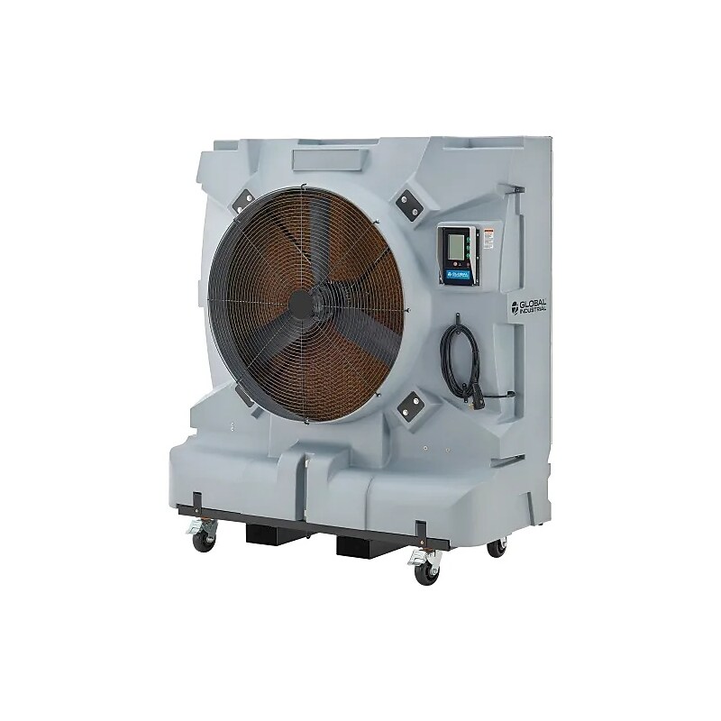 Global Industrial 36" Portable Evaporative Cooler, 3-Speed, 74 Gallon Capacity, Gray (293132) image 1