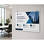 Azar Hanging Sign Holder, 11" x 8.5", Horizontal, Wall Mounted, Clear, Acrylic, 10/Pack (162715)~#|#~2949C7DE-3D2F-4FCE-A7168AFFCA8DF006_sc7