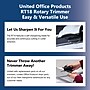 United Commercial 18" Rotary Paper Trimmer, Silver/Black (RT18)~#|#~294A808E-5FE3-46E1-9FCDD58F93A5A0E6_sc7