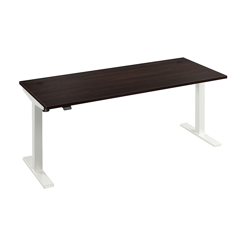 Bush Business Furniture Move 40 Series 72"W Electric Adjustable Standing Desk, Black Walnut (M4S7230BWWK) image 1