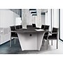 Regency Array 96"W x 48"D Conference Table with Grommet, Ash Grey/White (ACT9648AGWH)~#|#~294DD486-5C47-4D0F-ADFABE1AC14E87A0_sc7
