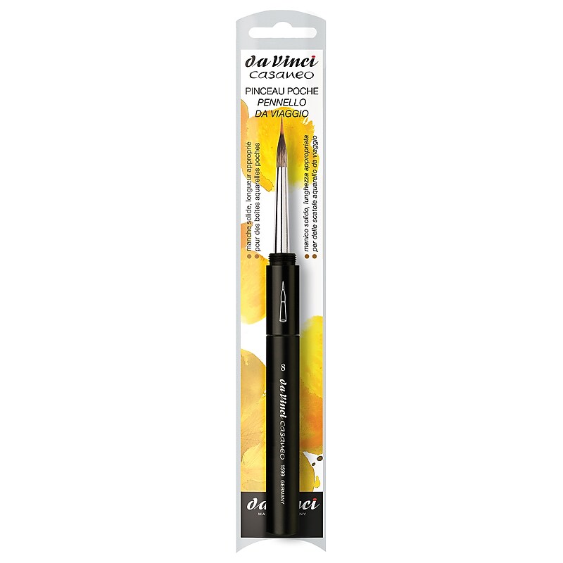 da Vinci CASANEO Watercolor Synthetic Bristle, Travel Pocket Liner Brush (DVXVA1599TP8) image 1