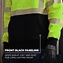 Ergodyne GloWear 8317BK High Visibility Long Sleeve Black Bottom Hooded Sweatshirt, ANSI Type R Class 3, Lime, X-Large (22975)~#|#~295C2124-6F13-4BC7-B0ECC8BBA0895BFF_sc7