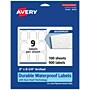 Avery Laser/Inkjet Decorative Edge Waterproof Multipurpose Labels, 2.25"  x 3", White, 900/Box (94126)~#|#~295D30BB-123D-4C42-97FBDA7637CE8F82_sc7