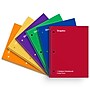 Staples 1-Subject Notebooks, 8" x 10.5", College Ruled, 70 Sheets, Assorted Colors, 6/Pack (ST58376C)~#|#~295D4ADA-B35F-4D91-A81E5828773DE0FF_sc7
