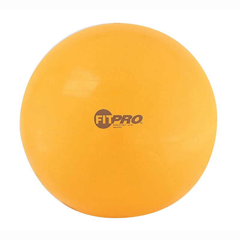 Champion Sports Fitpro Training & Exercise Ball, 75 cm, Yellow (CHSFP75) image 1