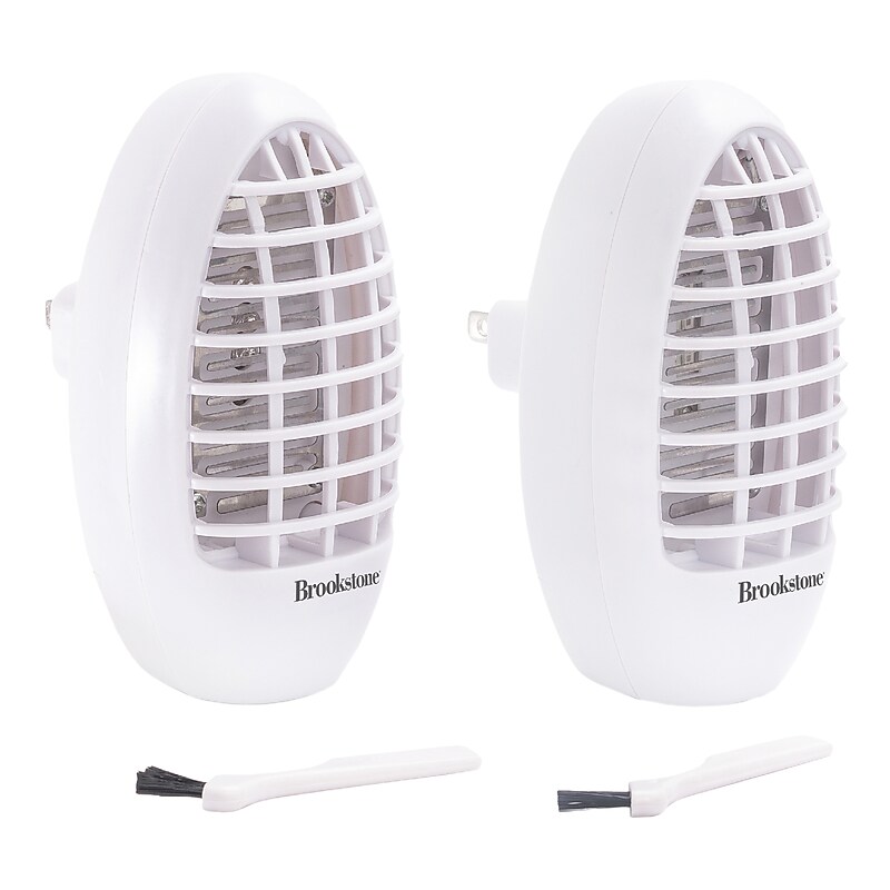 Brookstone Mini Plug-in Bug Zapper, 2-Pack (APWW6084391010) image 1