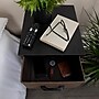 Household Essentials Storage Boxes, Stackable with Black Oak Laminate Top, 2/Set (8019-1)~#|#~2964CF17-D8CF-4DE6-92447B1EDDDCB9D3_sc7