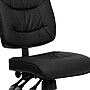 Flash Furniture Cole Armless Ergonomic LeatherSoft Swivel Mid-Back Task Office Chair, Black (GO1574BK)~#|#~29661821-09D5-4F54-8E1A61B7CF9F17E8_sc7