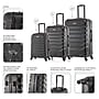 InUSA ENDURANCE 3-Piece Hardside Spinner Carry-On Luggage Set, TSA Checkpoint Friendly, Black (IUENDSML-BLK)~#|#~2966CE69-4008-473E-9E5CB688C040F80D_sc7