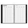 2027 Staples 5" x 8" Weekly & Monthly Appointment Book, Faux Leather Cover, Black (ST12946-27)~#|#~296A4087-4648-45EA-81D9CC685BDA551C_sc7