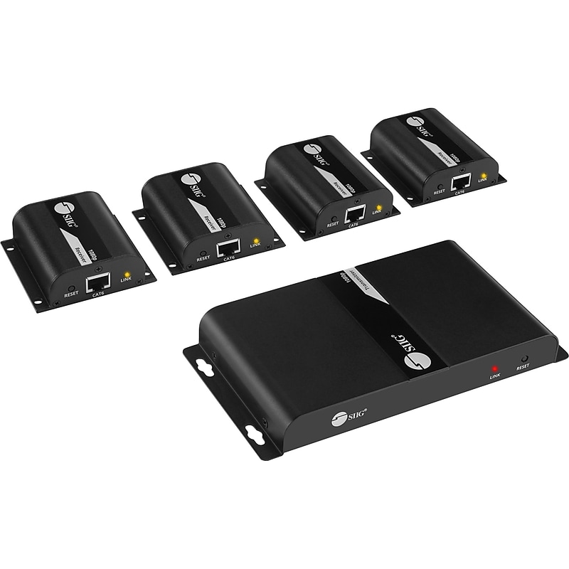 SIIG 4-Port HDMI Cat6 IR Extender (CE-H23U11-S1) image 1