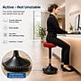 Uncaged Ergonomics Wobble Stool Armless Fabric Active Stool, Red (WSR)~#|#~296CBA79-77CA-4987-A0B2C2D897568E10_sc7