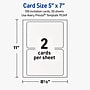 Avery Rounded Corners Invitation Cards , 5" x 7", Matte White, 100/Pack (19479399771)~#|#~29707D68-BF86-4D21-8837009C0264B741_sc7