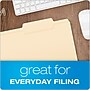 Pendaflex Heavy Duty File Folder, 1-Tab, Letter Size, Manila, 100/Box (R752 2/5 RC)~#|#~2972EF46-F2F7-4E1F-895A9F00E9CD653E_sc7