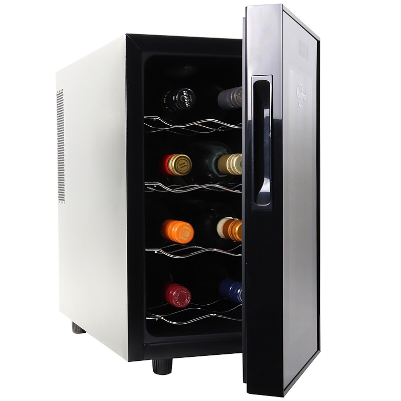 Koolatron Wine Cooler, Silver/Black (WC08) image 1