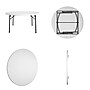 Cosco 60" Round Folding Table, White (14160WSP1E)~#|#~297A07EA-964F-418F-8F1DB7CFB788CFD5_sc7