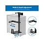 Mount-It! Steel CPU Rotating Heavy-Duty Under-Desk/Wall Mount, Matte Black (MI-7170)~#|#~298307A7-58DF-4C51-B3C896E5FCB7469F_sc7