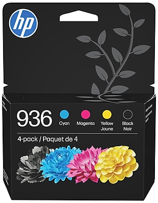 HP 936 Black/Cyan/Magenta/Yellow Standard Yield Ink Cartridges, 4/Pack (6C3Z5LN) Sansujyuku sansujyuku.com