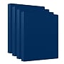 Staples 1 1/2" 3-Ring Non-View Binder, Navy, 4/Pack (ST26580--4PK-VB)~#|#~2985E9BC-C918-4A62-8619AD88C329F95A_sc7