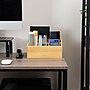 Mind Reader 7-Compartment Desk Organizer, Brown (BORG-BRN)~#|#~2988692D-1739-4631-BFFC69936E068354_sc7