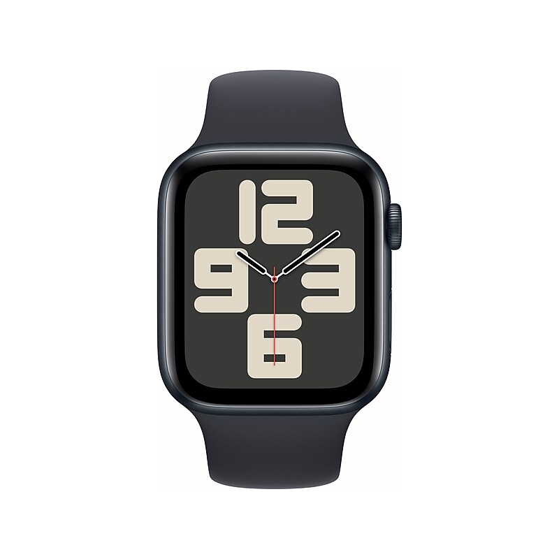 Apple Watch SE Smart Watch, 44mm, Midnight (MRE73LL/A) image 1