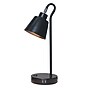 Simple Designs Sleek Essentials LED Desk Lamp, 16", with USB Ports, Black (LD1073-BLK)~#|#~298BBE82-9F1A-4EA1-B36DF7ED0238461B_sc7