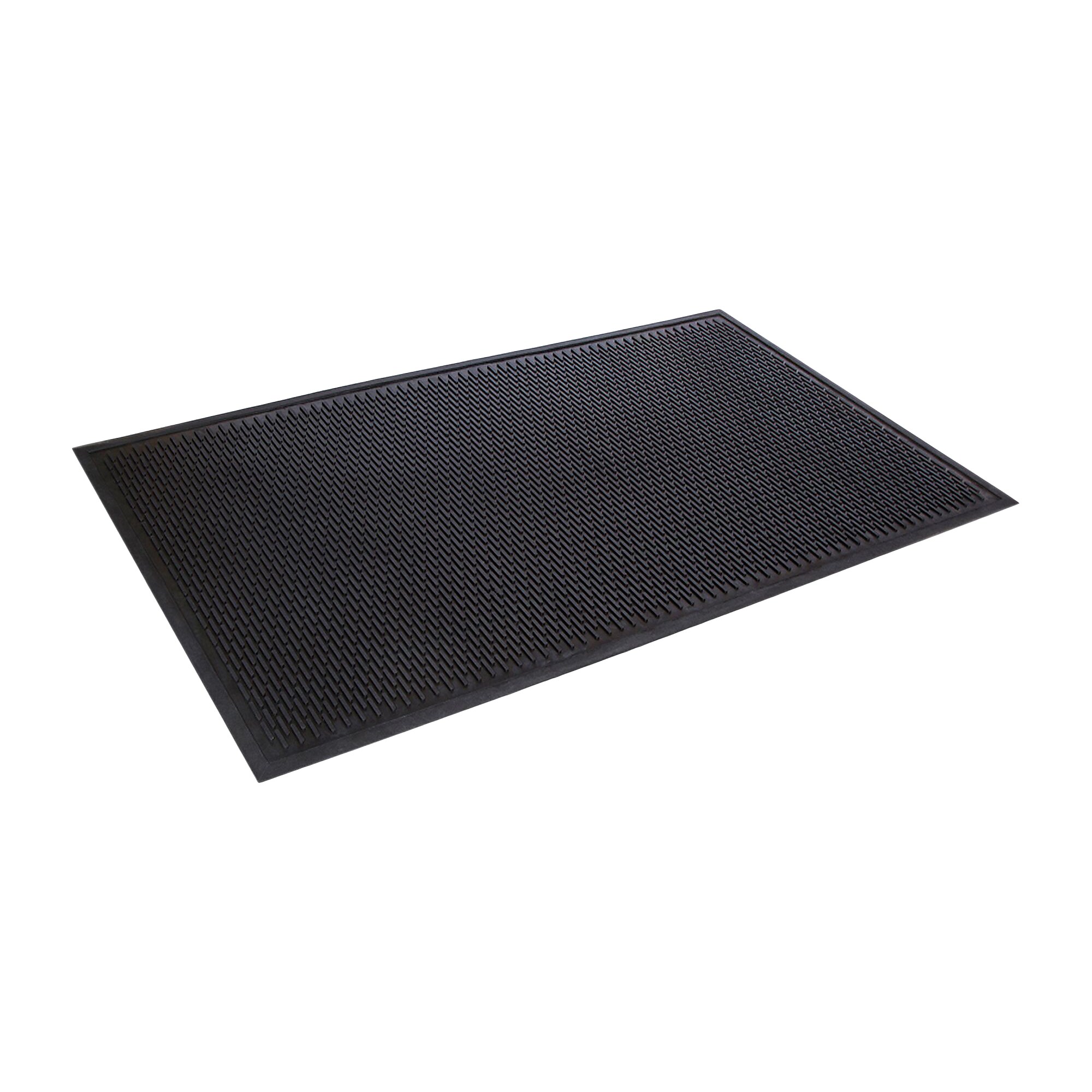 Crown Mats Crown-Tred Commercial Scraper Floor Mat, 3′ x 5′, Black (TD 0035BK) Sansujyuku sansujyuku.com