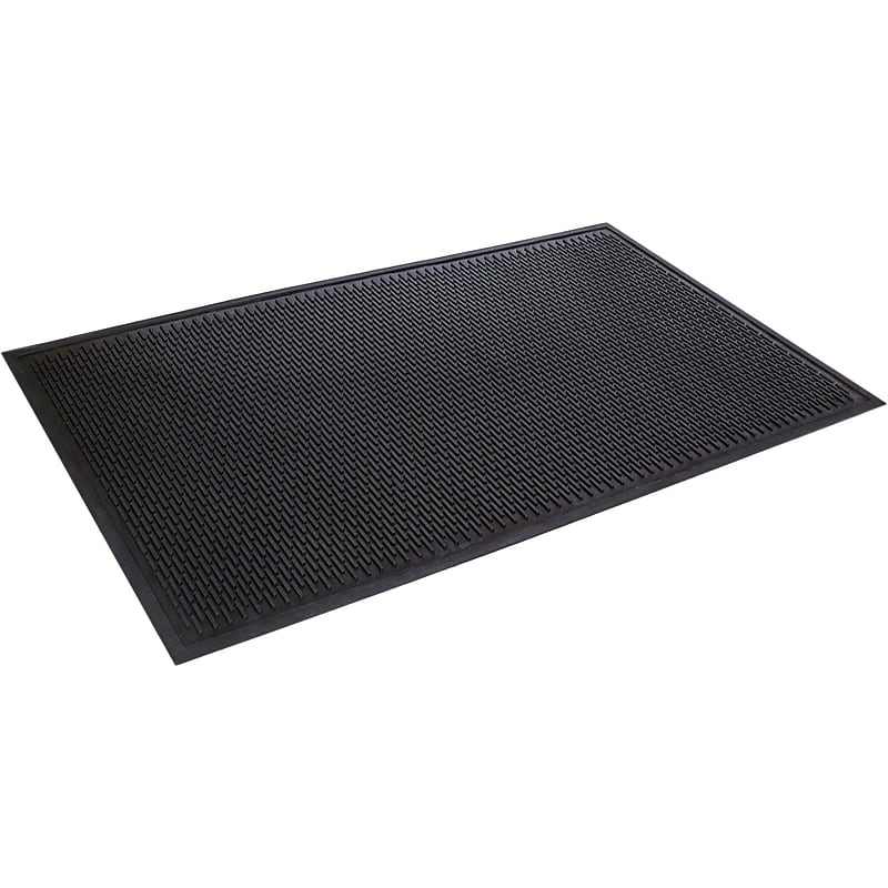 Crown Mats Crown-Tred Scraper Mat, 36" x 60", Black (TD 0035BK) image 1