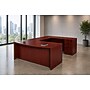 Boss Office Products U-Shaped Executive Desk, Mahogany (GROUPA-M)~#|#~298CA2E6-DEED-4A5D-847F3852FD802E12_sc7