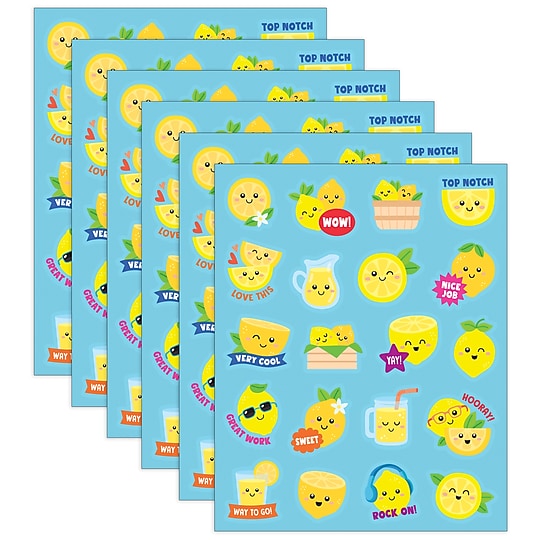 Teacher Created Resources Lemon Smelly Stickers, Multicolored, 120/Pack, 6/Packs/Bundle (TCR9443-6)~#|#~298EEBA7-6DED-4795-B9E0B88F8352D511_sc7