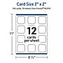 Avery Integrated Cards, 2" x 2", Matte White, 120/Pack (95292)~#|#~299022F1-D8EB-40BC-ABA90B5E5C79B833_sc7