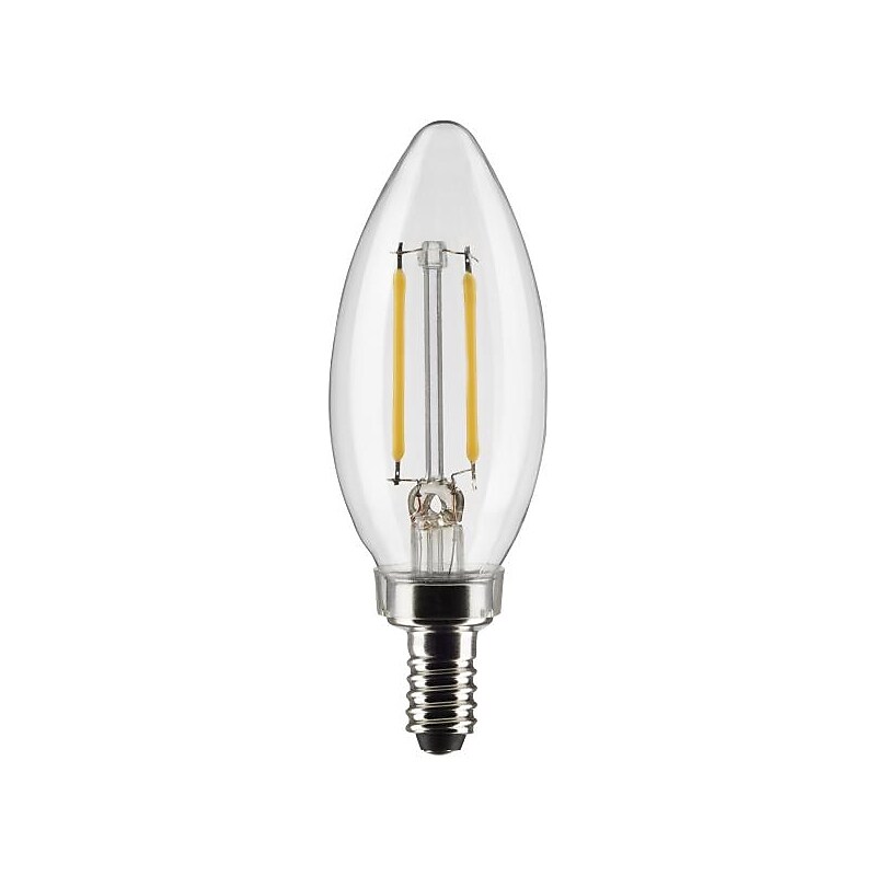 Satco 3 Watt Soft White LED Decorative Bulb, 6/Carton (S21262) image 1